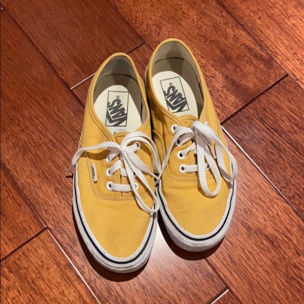 Mustard Yellow Vans Authentic